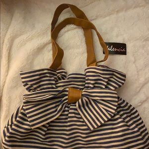 Striped Purse